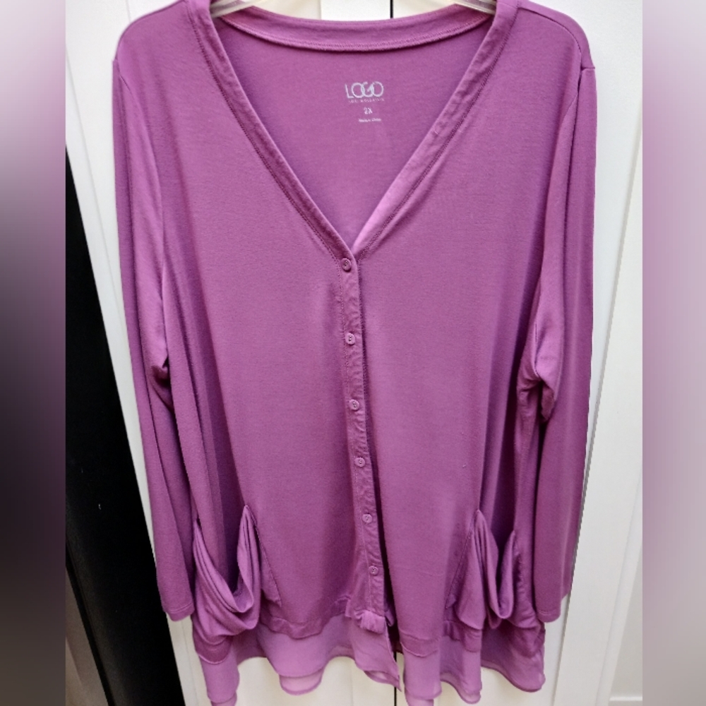 LOGO cardigan size 2x